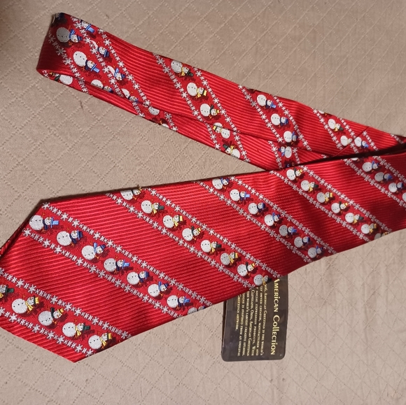 American Greetings Snowman Garland Red Tie NWT - Picture 2 of 7